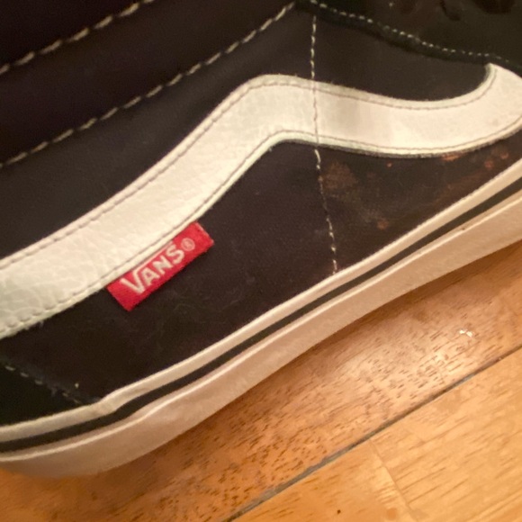 Vans Pro high top suede & canvas sneakers sz 10.5 - Picture 8 of 16